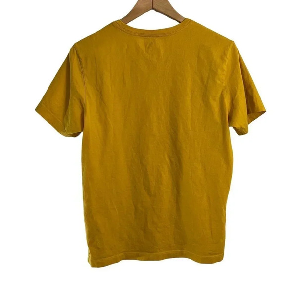 Lands End Canvas Crewneck T Shirt Women’s Size Small Green Yellow Third Coast - Picture 2 of 4